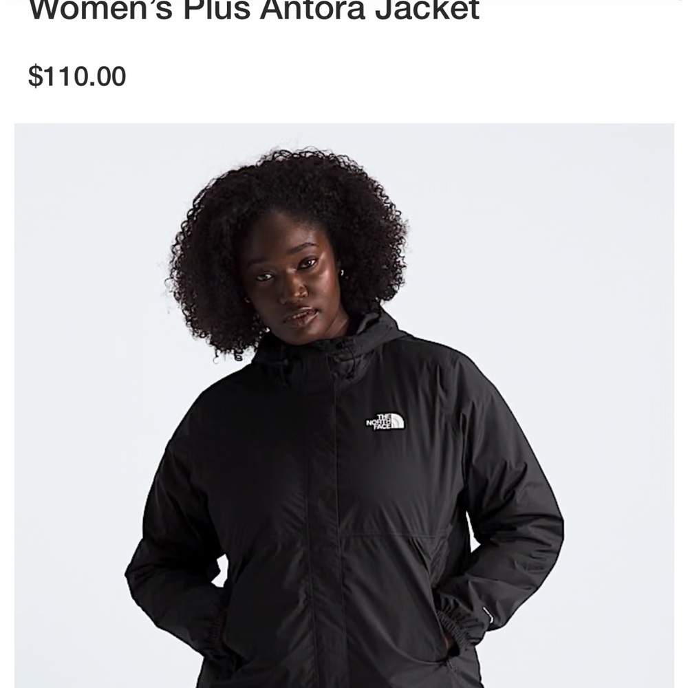 North Face Plus Size Antora Jacket - 3x